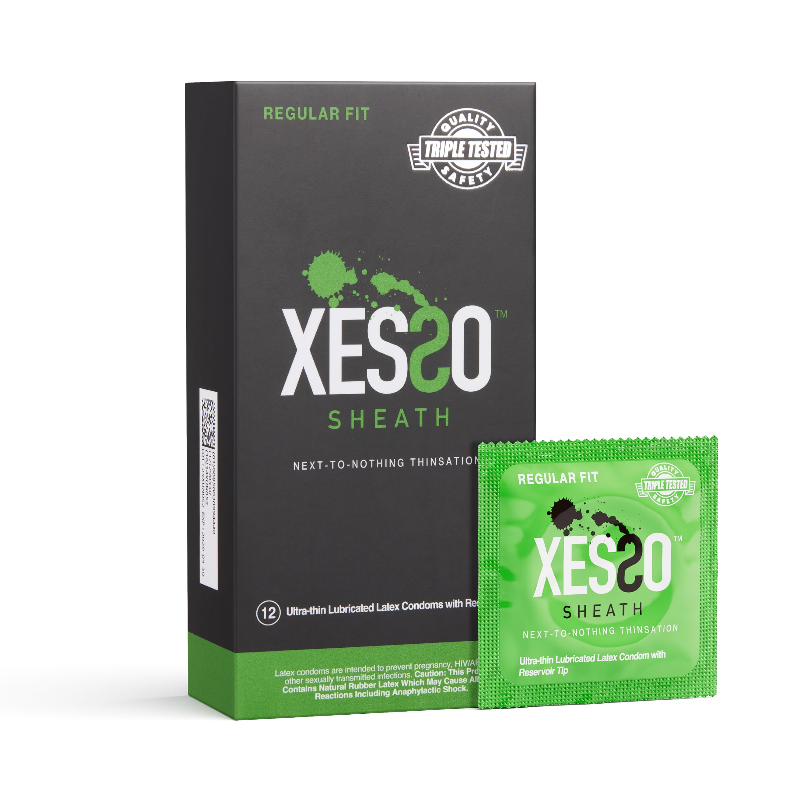 XESSO Sheath Ultra Thin Lubricated Condoms with