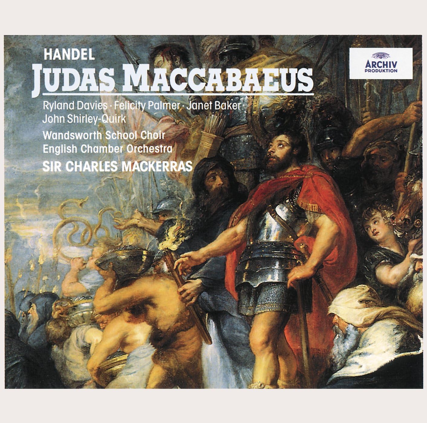 Handel Judas Maccabaeus Handel, Friederich, Mackerras, Sir