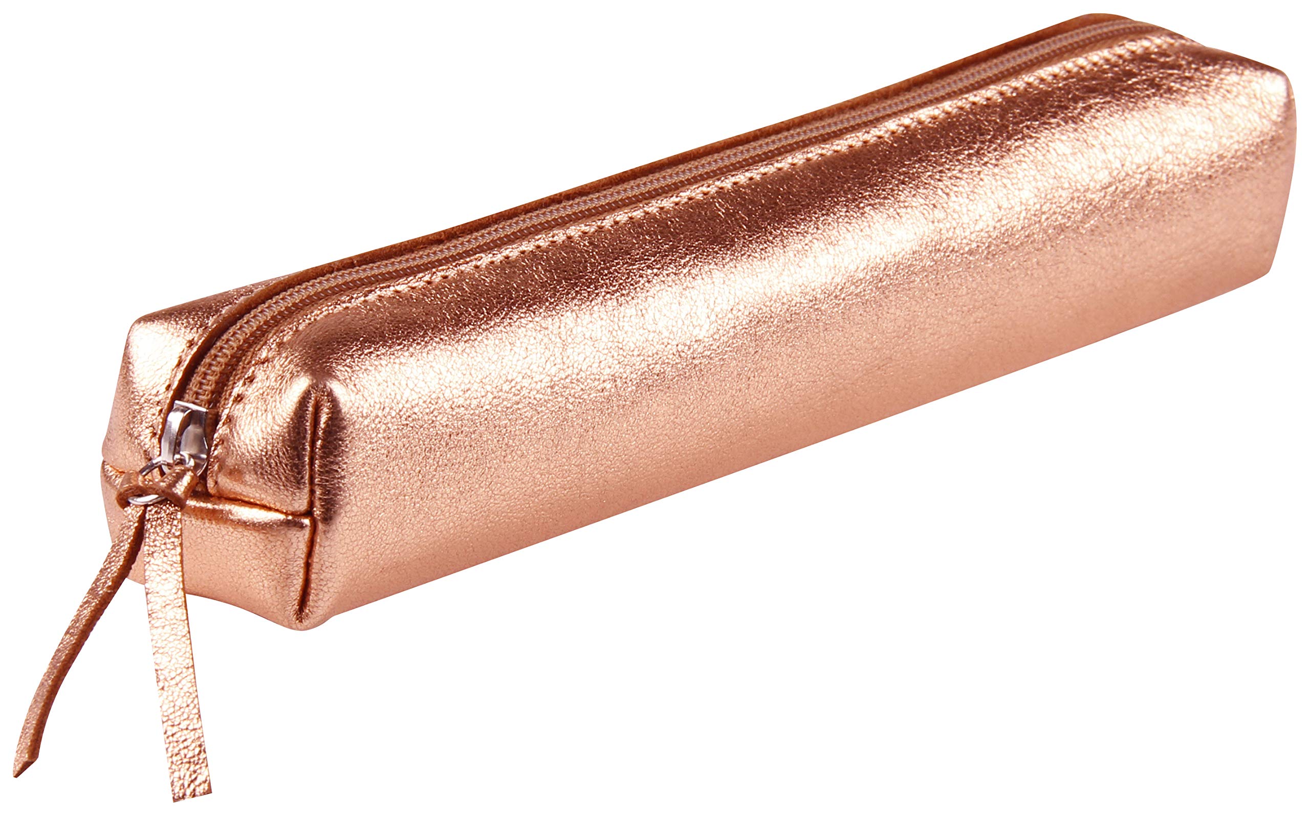 Clairefontaine Cuirisé Pencil Cases, 20 cm, Brown (Rame)