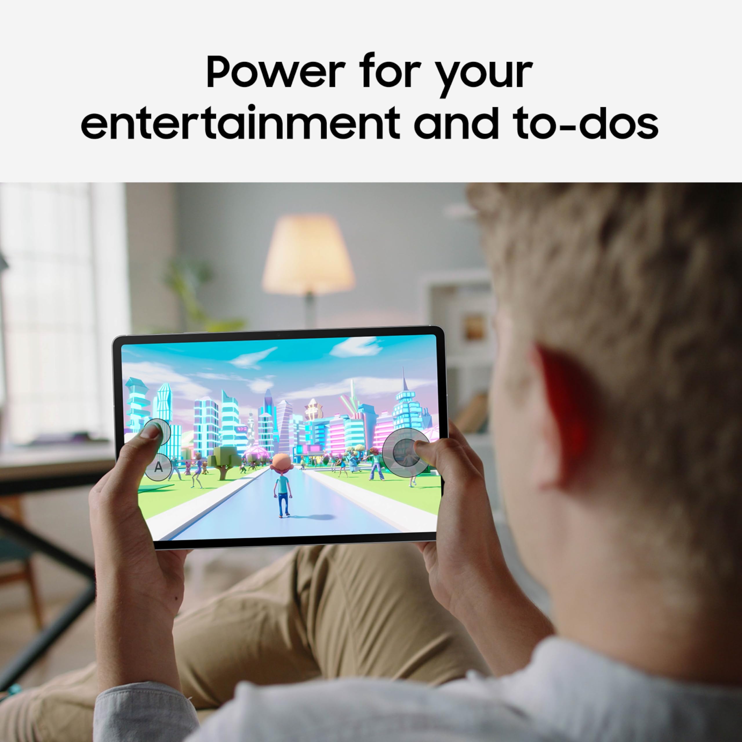 SAMSUNG Galaxy Tab S10 FE 128GB WiFi Android Tablet, Large Display, Long Battery Life, Exynos 1580 Processor, IP68 Water-Resistant, 90 Hz Refresh, S Pen for Note-Taking, US Version, Gray