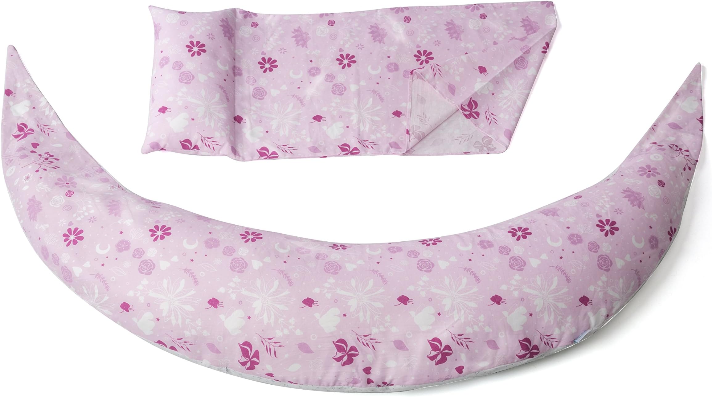 Nuvita 7100 DreamWizard - 12 in 1 Full Body Pregnancy Pillow & Maternity Pillow with Extra Back Support - 100% Cotton…