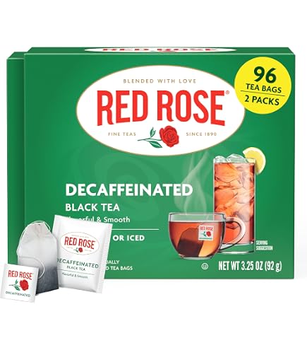Amazon.com : Red Rose Orange Pekoe Tea Bags 72ct, (Imported from