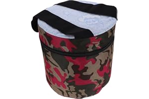 Happyyami Outdoor Simple Stool Lightweight Camping Stool Wearable Portable Garden Seat for Farming and Traveling Random Style