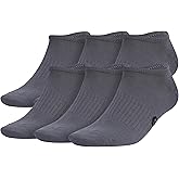 adidas mens Superlite Classic No Show Socks Low-profile Fit, Arch-compression and Lightweight Breathable (6-pair)