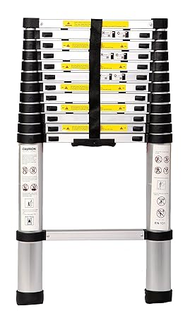 EQUAL Aluminium Portable and Compact Telescopic Foldable Ladder
