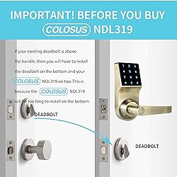 COLOSUS NDL319 Electronic Trusted Digital Keyless