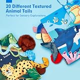 hahaland 2 Pcs Sensory Baby Books 0-6 Months Soft Squeaker Crinkle Red view 4