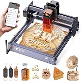 Ortur F20 Laser Engraver, 5000mW Laser Cutter for Wood and Metal, Class 4 | App Control, 150x150mm Working Area, 15000mm/min Engraving Speed