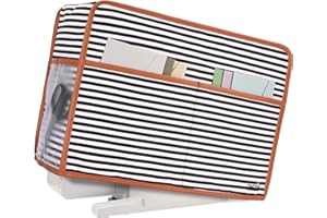 FINESUN Dust Cover for Sewing Machine, Sewing Machine Cover with Pockets for Most Standard Singer, Brother & Bernina Sewing Machine Stripes
