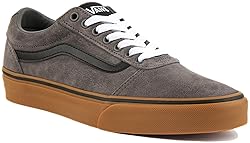 Vans Men's Ward Sneaker, Suede Pewter Gum, 9