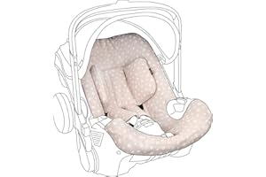 UKJE Cover Compatible with Doona Car Seat and Stroller, CPSC Compliant Standard, Car Seat Protector, Car Seat Liner for Infant Car Seat - Eucalyptus (Pink Daisy)