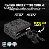 Corsair HX1000i Fully Modular Power Supply ATX 3.1 PCIe 5.1 80 Plus Platinum view 4