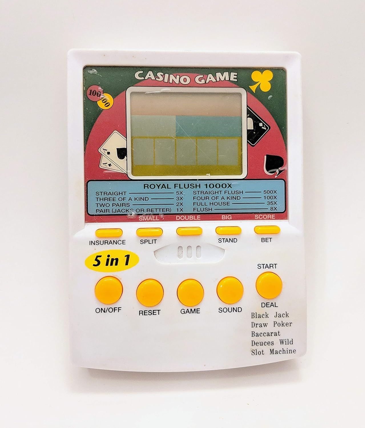 handheld casino games