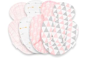 BAEBAE GOODS Infant Insert Compatible with 4Moms Mamaroo & Rockaroo – Car Seat Insert 2 Pack – Reversible Infant Car Seat Insert – Soft Plush Minky Car Seat Head Support Insert