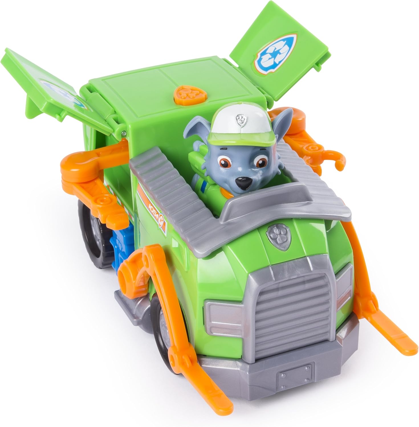 paw patrol rocky radio control recycling truck