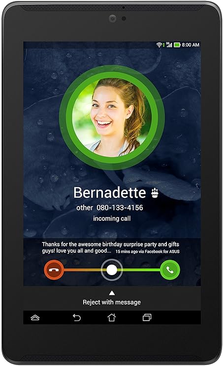 Asus Fonepad 7 LTE ME372CL-1B020A 17,8 cm (7 Zoll) Tablet-PC (Intel Atom Z2560, 1,6GHz, 1GB RAM, 8GB HDD, SGX544MP2 Grafik, T
