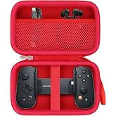 khanka Case for Backbone Pro/Backbone One iOS Mobile Gaming Controller,Carrying Case Compatible with Backbone Pro/Backbone One iOS Mobile Gaming Gamepad/Controller (Red)