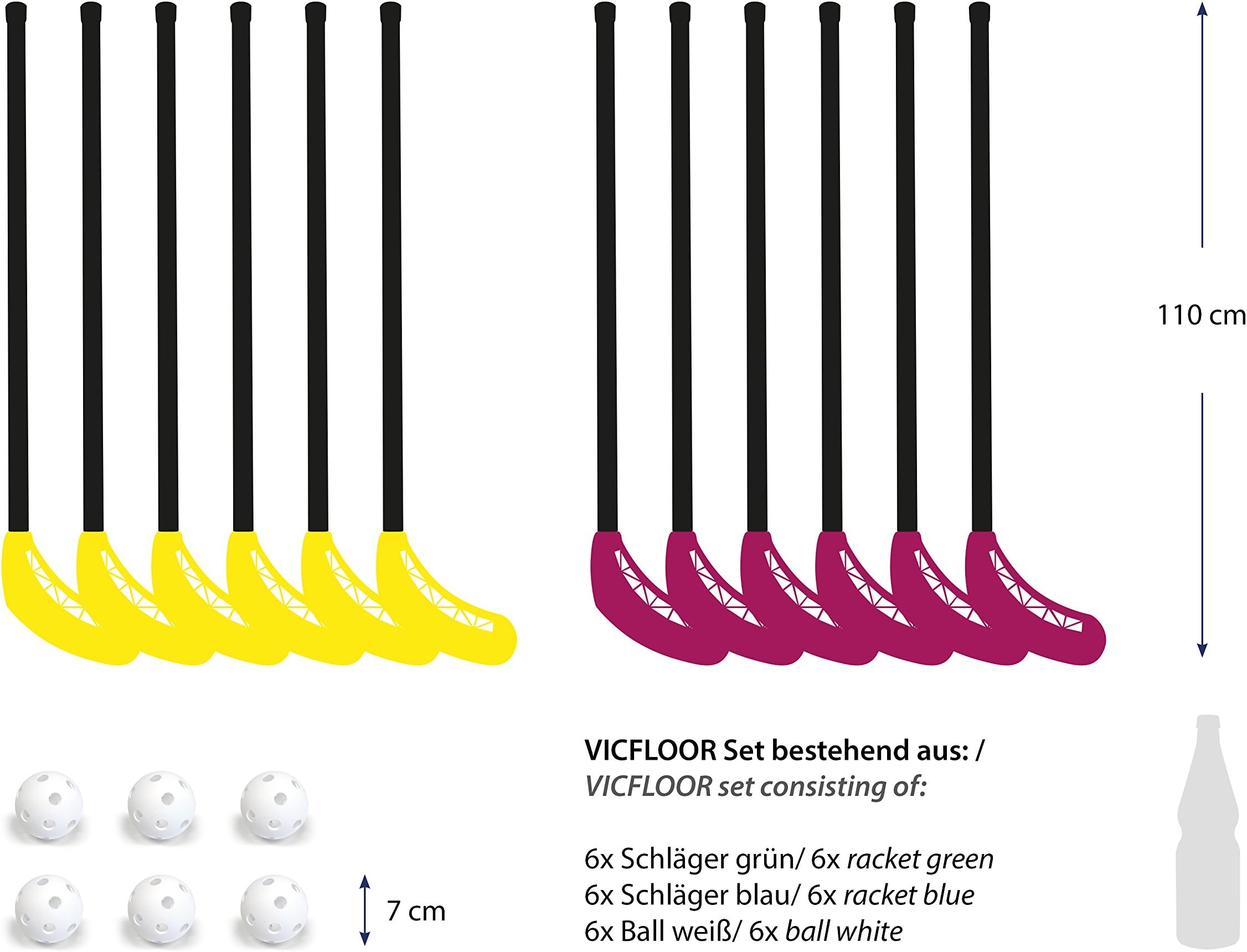 VICFLOOR Floorball Start Set 80