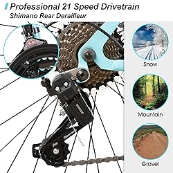 Hiland Women 26 Inch Mountain Bike, Mens and Womens