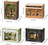CUTEROOM DIY Book Nook Kit with LED Lights 1:100 Scale Miniature view 5