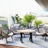 YheenLf Set of 2 Metal Table Legs 41.5 cm Z-Type Heavy Duty Black Industrial view 9