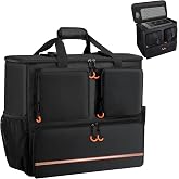Wigojoy Computer Desktop Tower Large Carrying Case, PC Travel Case | For Computer Moving, Portable Gaming Backpack for Keyboard, Mouse, Bag Compatible with ATX/M-ATX Mainframe Chassis