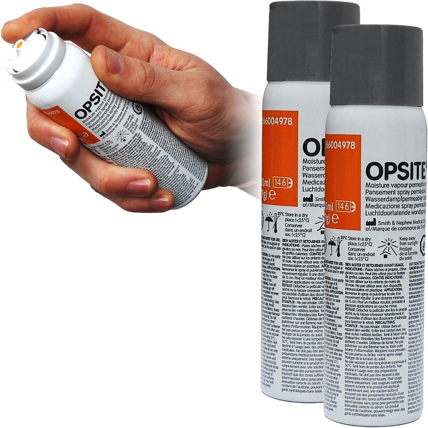 Opsite Water Resistant Spray On Plaster First Aid Cuts Abrasions Burns