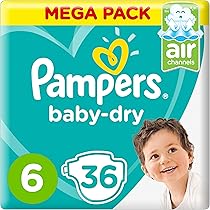 pampers baby dry 6 megapack