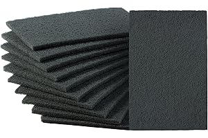 MIDO PROFESSIONAL ABRASIVE 6” x 9” Scuff Pads 10PCS Gray Ultra Fine General Purpose Scuff Pads for Paint Surface Prep Adhesion,Automotive Autobody