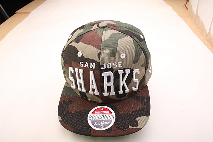 sharks camo hat