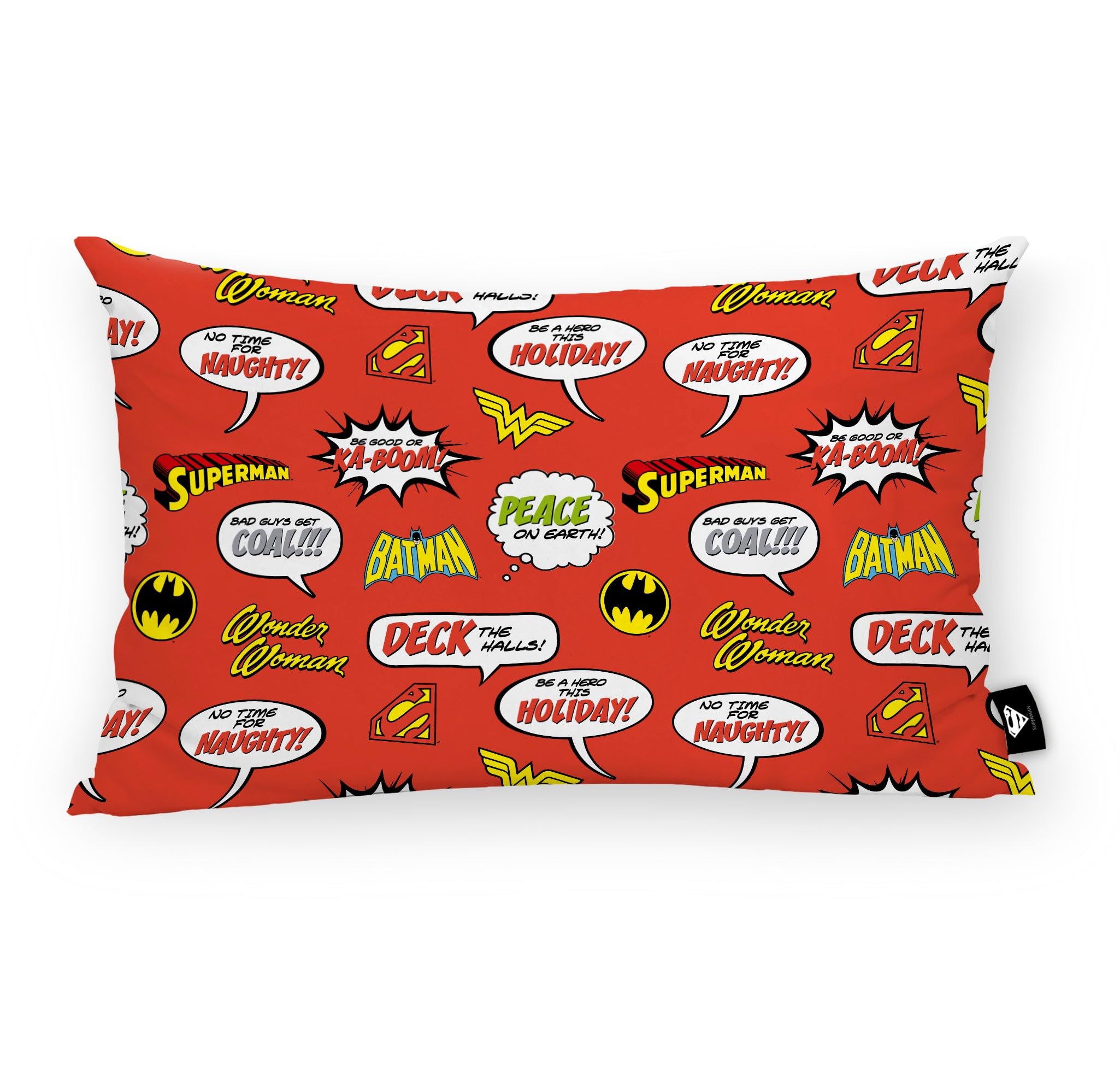 BELUM | 100% Cotton Superheroe Vintage C Cushion Cover 30x50cm, Soft Cushion Cover, Various Sizes Cushion Cover, Multicolor Cushion Cover
