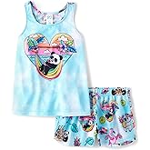 The Children's Place girls Sleeveless Tank Top and Short 2 Piece Pajama Set