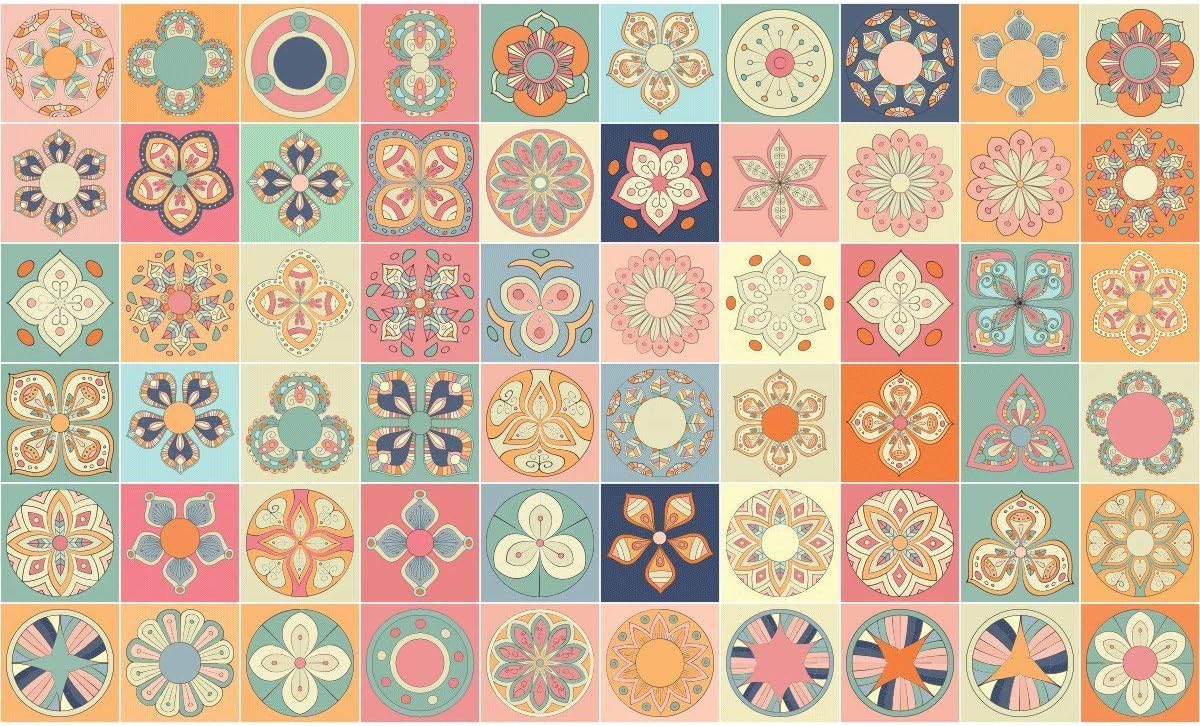 Ambiance Sticker Self-Adhesive Decorative Wall Decal Cement Tile for Bathroom and Kitchen Montevideo - Image 5