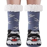 Hisonwel Kids Fluffy Socks Boy Girl Camouflage Soft Thicken Winter Thermal Fleece Fuzzy Non-Skid Children Home ChristmasSocks