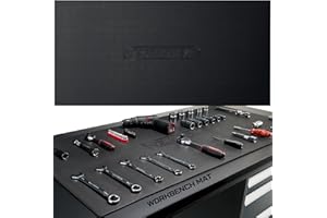 ONREVA Workbench Mat 24X72 Inches, EVA Work Mat, Protect Your Work Bench Top, Heavy Duty Pad for Tool Box Top, Table, Tool Station, Rolling Cabinet Cart Cover Liner Matt, 72"X24" 5mm Thick