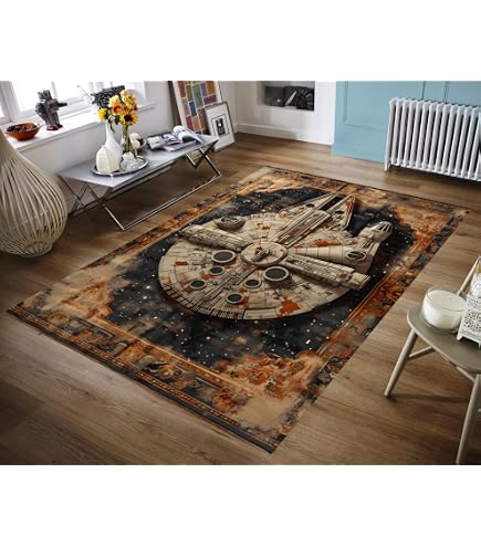 Amazon.com: Starwars Rug, Starwars Area Rug, Space Ship Rug