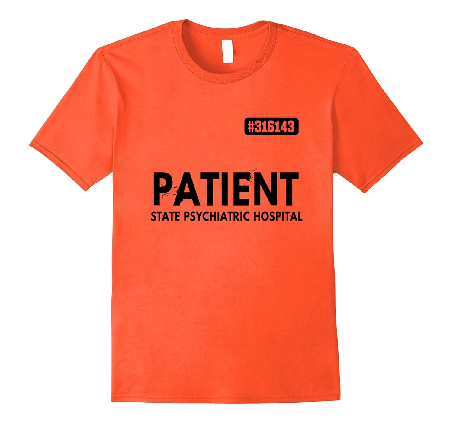 Patient Psychiatric Hospital Jail Costume TShirt PrisonsTShirt