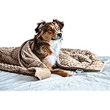 Amazon Com Canine Coddler The Original Weighted Dog Blanket That Gives Comfort And Relaxation Compression Wrap With Premium Washable Cover For Dogs Under 50 Lbs Small Dogs Under 50lbs Pet Supplies