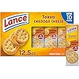 Lance Sandwich Crackers, Toasty Cheddar, 10 Individually Wrapped Packs, 6 Sandwiches Each
