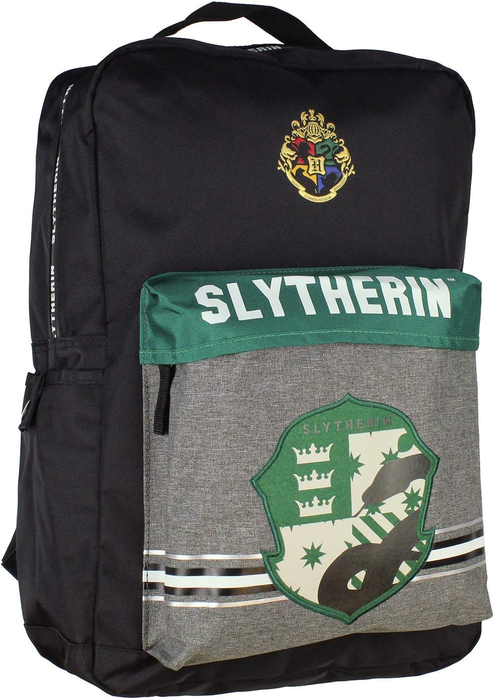 Harry Potter Slytherin Backpack School Book Bag With Laptop Sleeve