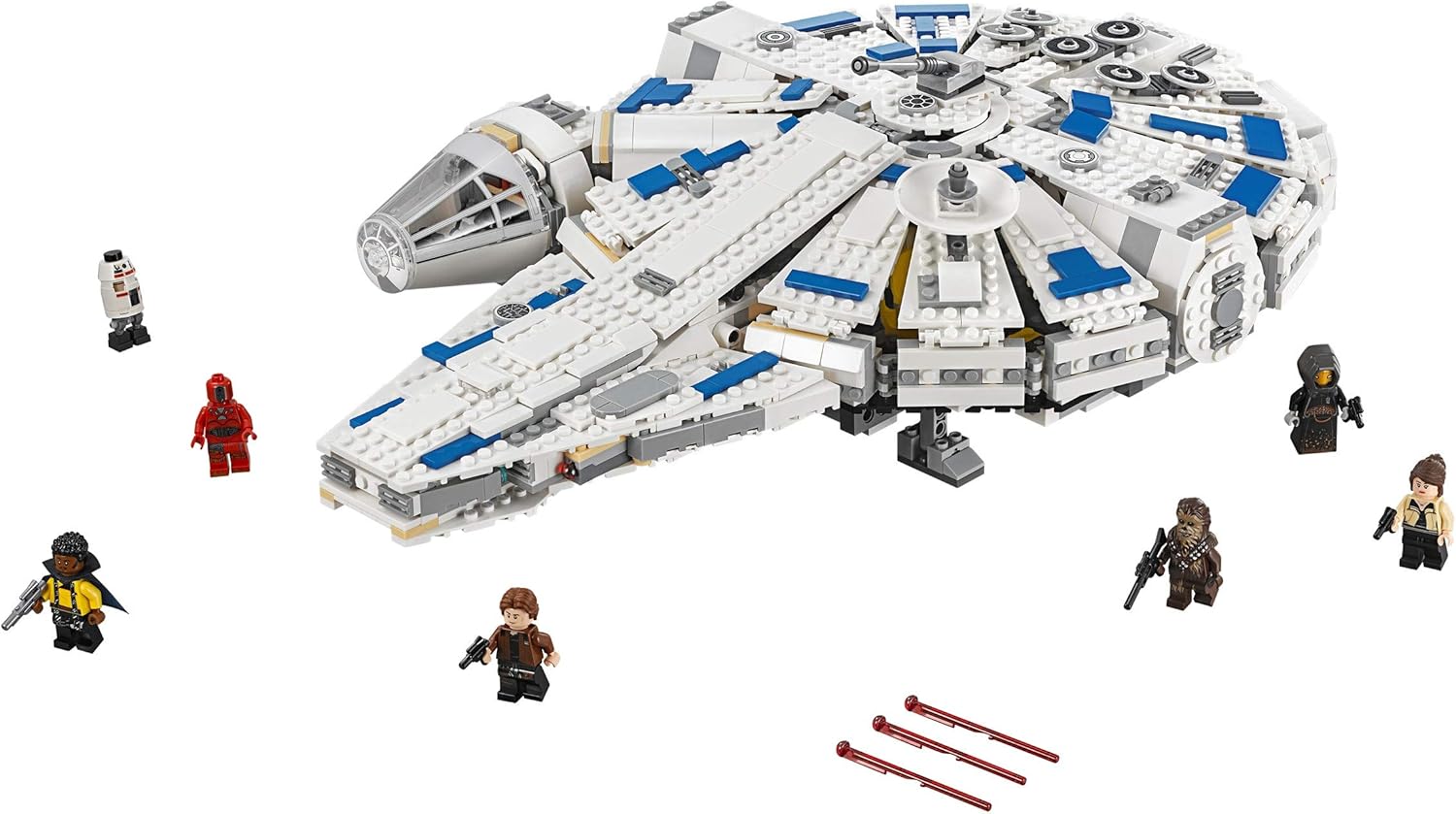 LEGO Star Wars Halcón Milenario del Corredor De Kessel, Set de Construcción de la Guerra de las Galaxias, Incluye Minifiguras de Han Solo, Chewbacca, Qi'ra y Lando Calrissian (75212): Amazon.es: Juguetes y