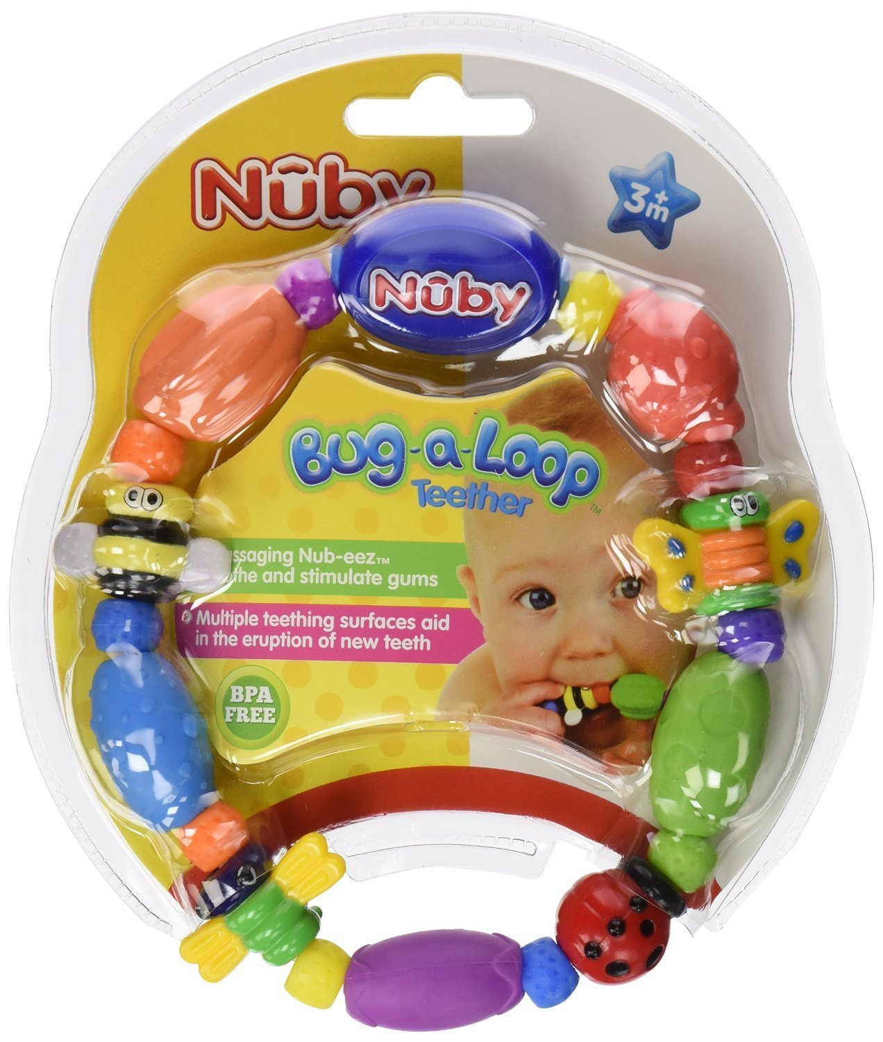 nuby bug a loop teether
