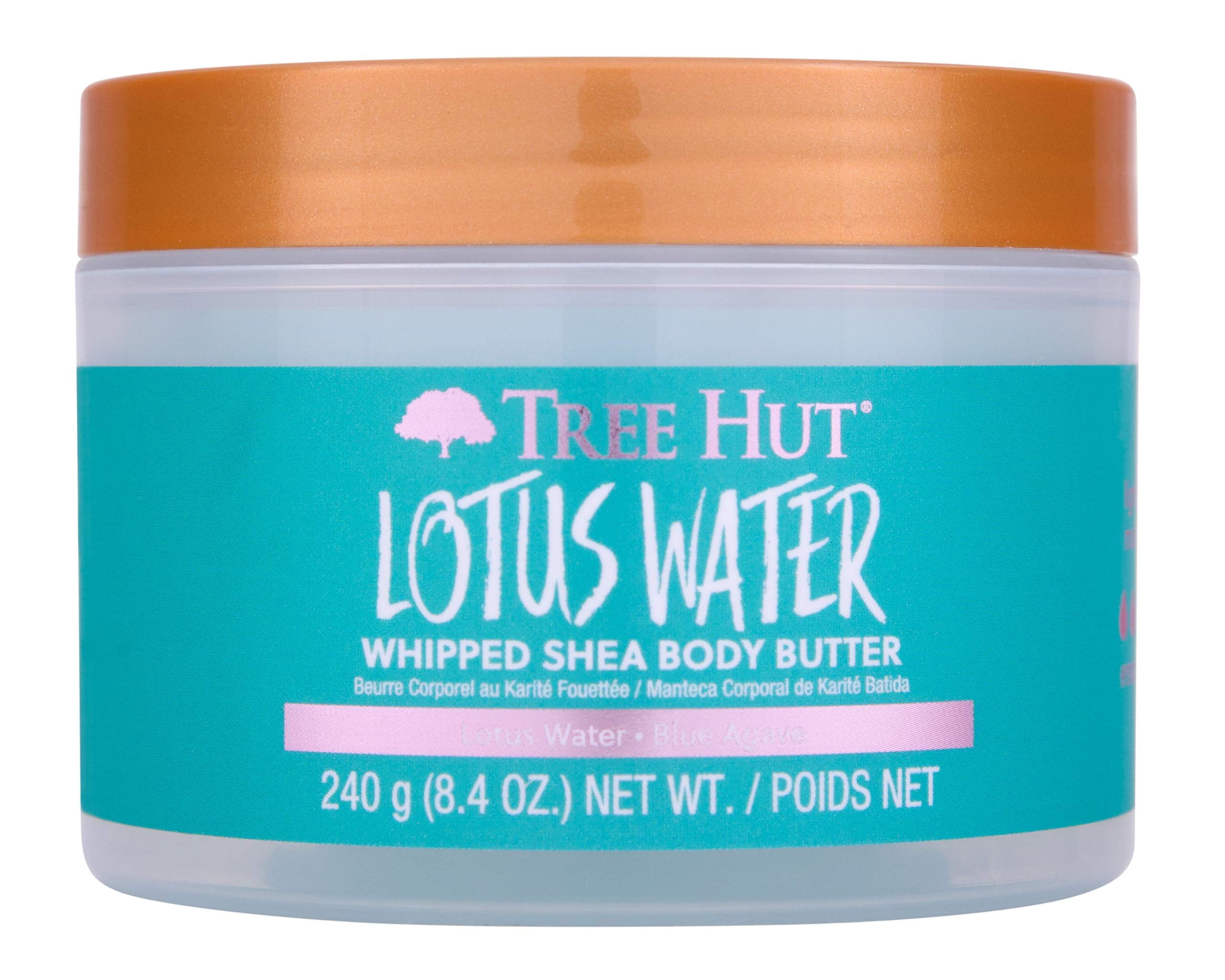 Photo 1 of Tree Hut Lotus Water Whipped Shea Body Butter | Long-lasting Hydration Leaves Skin Feeling Soft & Moisturized | Lightweight | Nourishing Essential Body Care | 8.4 fl oz.