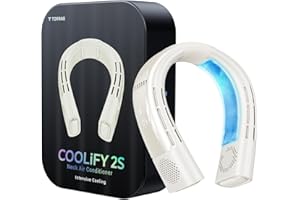 TORRAS COOLIFY 2S Neck Air Conditioner, Portable Personal Cooler & Strong Wind Warmer, 3 Speeds, Neck Fan with App Control, R