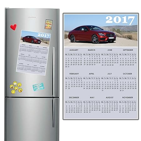 Mercedes 2017 imán para nevera calendario 29 x 21 cm A4 tamaño AMG ...