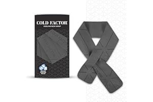 COLD FACTOR Mini Cooling Neck Towel - Cooling Towel for Running, Cold Towels for Sports, Golf, Construction and Hot Weather, 