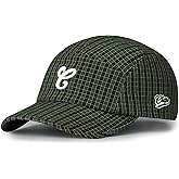 CLAPE Checkered Baseball Caps for Men, Lightweight Quick Dry 5 Panel Hat Vintage Unique Trucker Dad Hat Outdoor Camper Hat