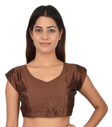 Women's Raw Silk Saree Blouse