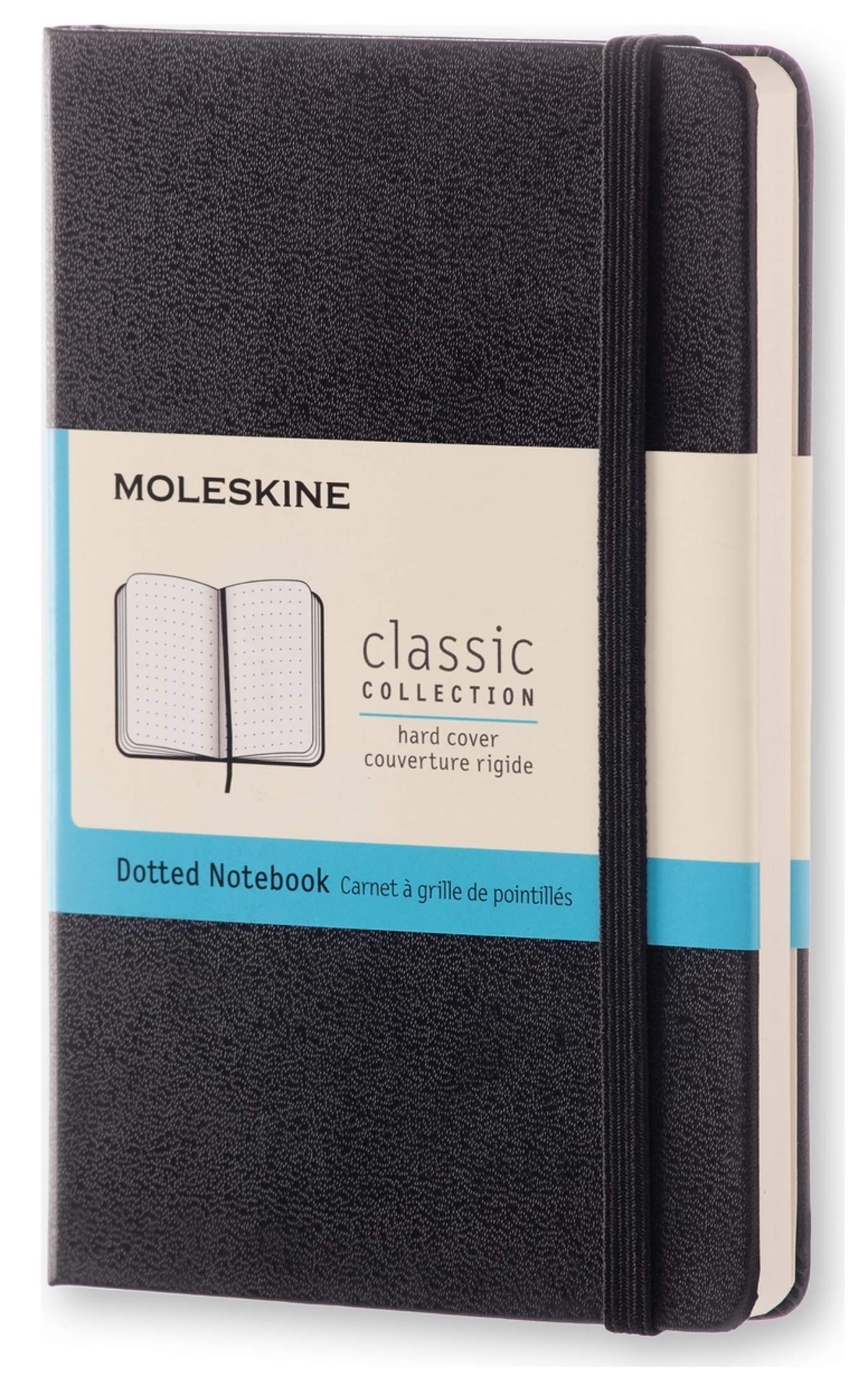 Moleskine Classic Notebook, Hard Cover, Pocket (3.5" x 5.5") Squared
