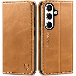 SHIELDON Wallet Case for Galaxy S25 5G, Genuine